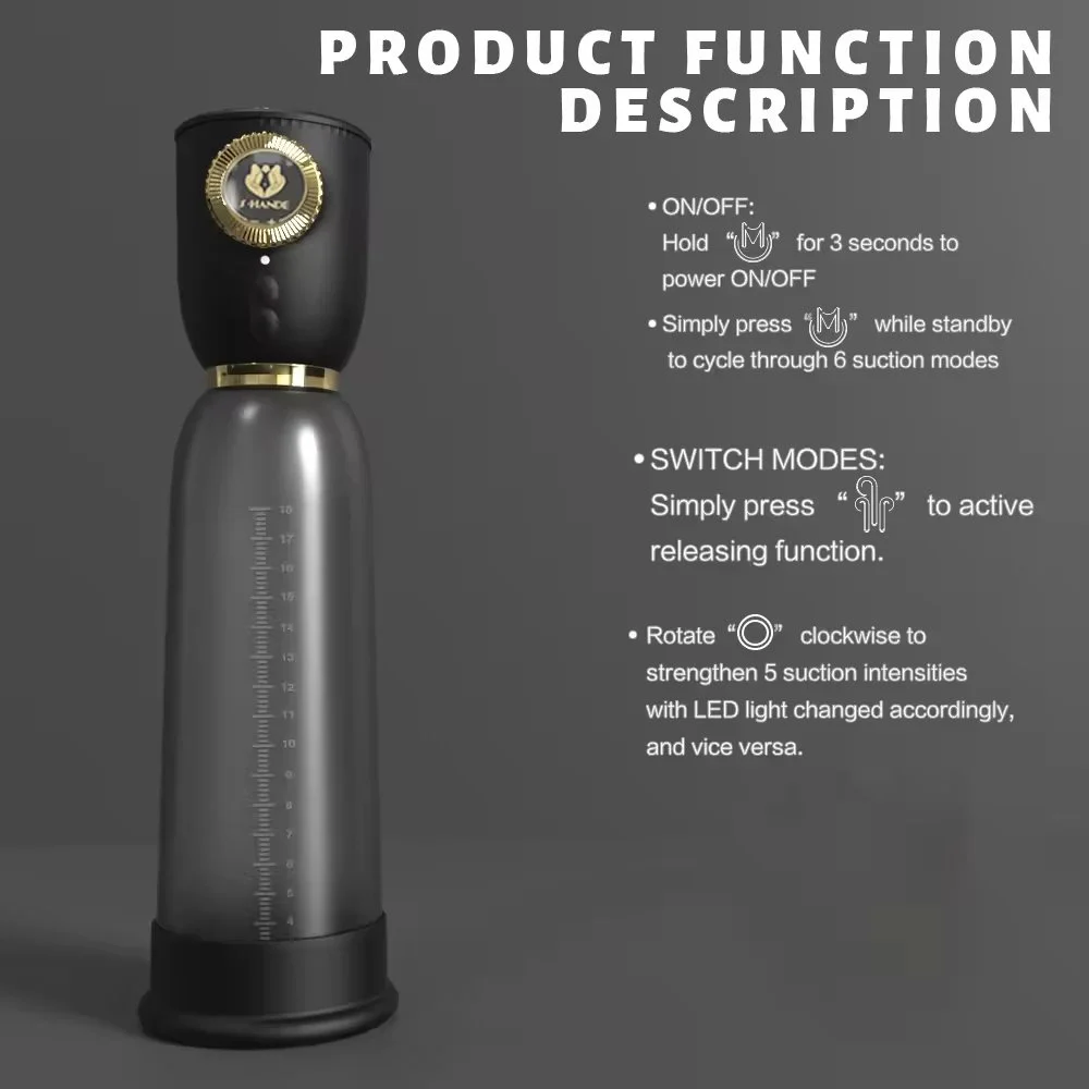 5 Frequency Sucking Male Enlargement Men Prostate Massager Vacuum Pump for Men Masturbator Product