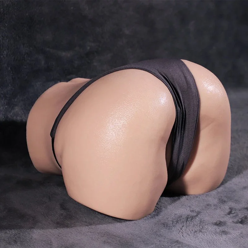 Curved Design Male Masturbator Experience Feel Realistic Simulation Skin Color Enhanced Shape Safe Silicone Material