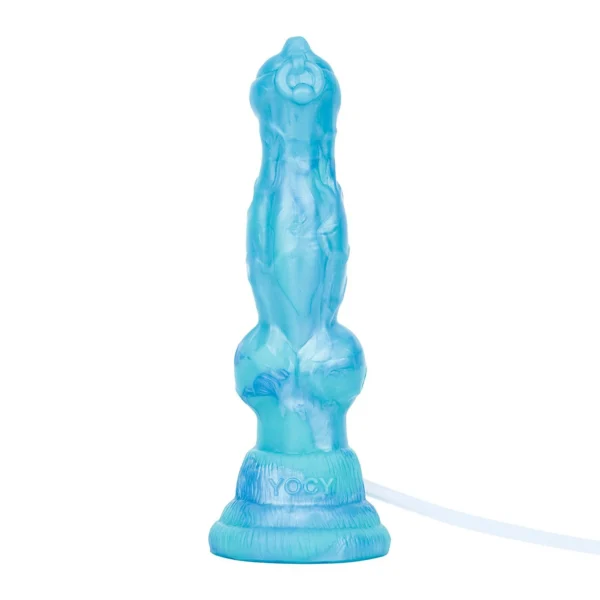 Spike Wolf Fantasy Creature Silicone Suction Cup Dildo Automatic Water Jet Design Soft Silicone