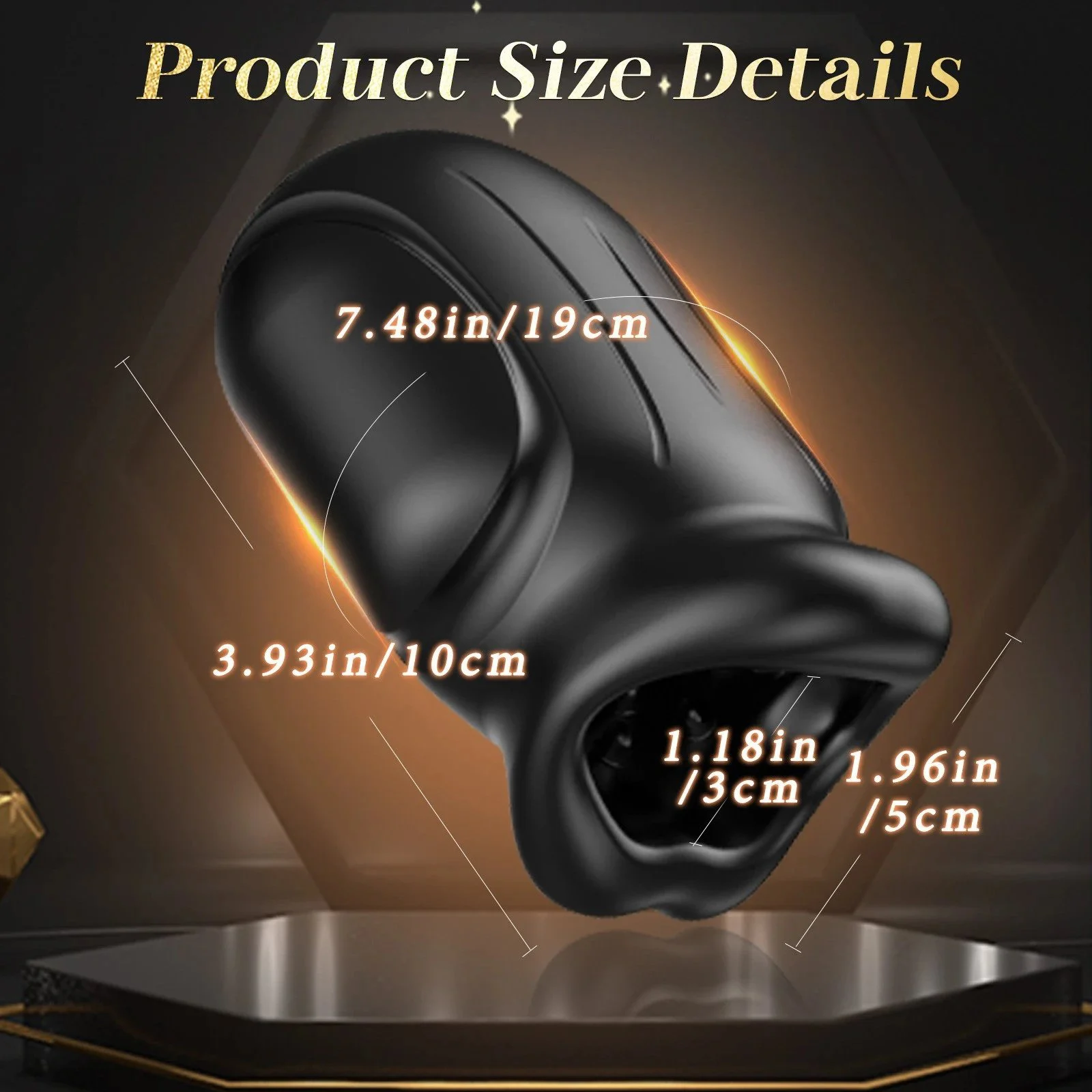 10 Modes Lifelike App Masturbation Cup Automatic Open Mouth Oral Sex Toy for Male
