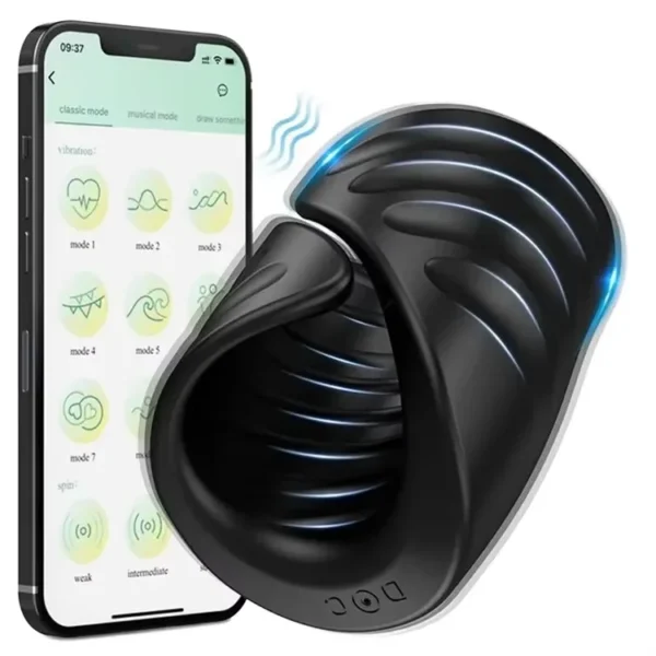 9 Modes APP Control Men Penis Training Machine Vibrator Aircraft Cup Male Masturbation Cup