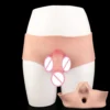 Huge Size Hollow Strap-On Dildo with Soft Silicone Pants Realistic Wearable Sex Toy for Couples