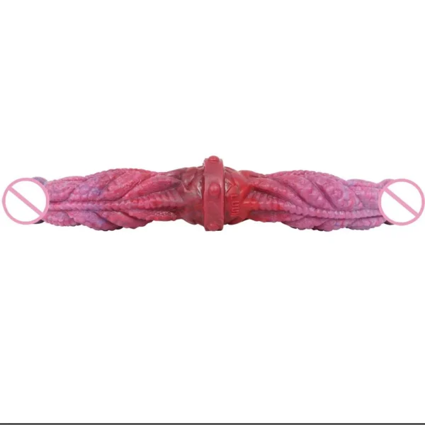New Style Sex Toy Double Dildo Soft Silicone Flexible Monster Big Double Ended Dildo for Gay Men Lesbian Women