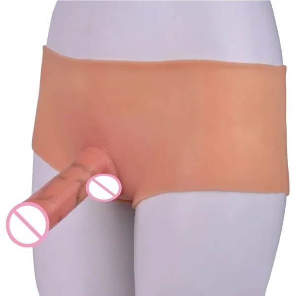 Liquid Silicone Artificial Realistic Big Penis Wearable Panty Strap on Dildos for Women Lesbian Sex Tool Adult Sex Toys