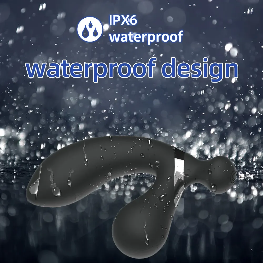 10 Frequencies Vibration Silicone Prostate Massager Wireless Remote Control Male Vibrating Anal Vibrators