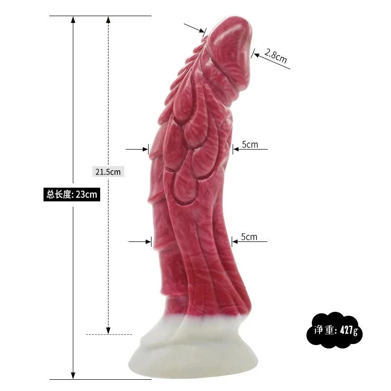 Squirting Dragon Dildo With Suction Cup 8.47inch Curve Ejaculating Animal Penis Anal Plug Sex Toys for Man Women