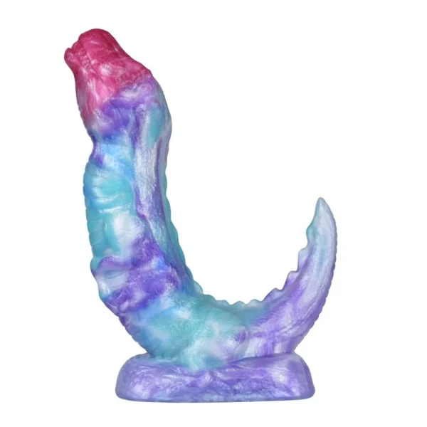 Snake Shape Dildo Fantasy alien Cock Dragon Dildo Curved Shaft Adult Sex Toy for G-spot Anal Play Giant alien Dildo