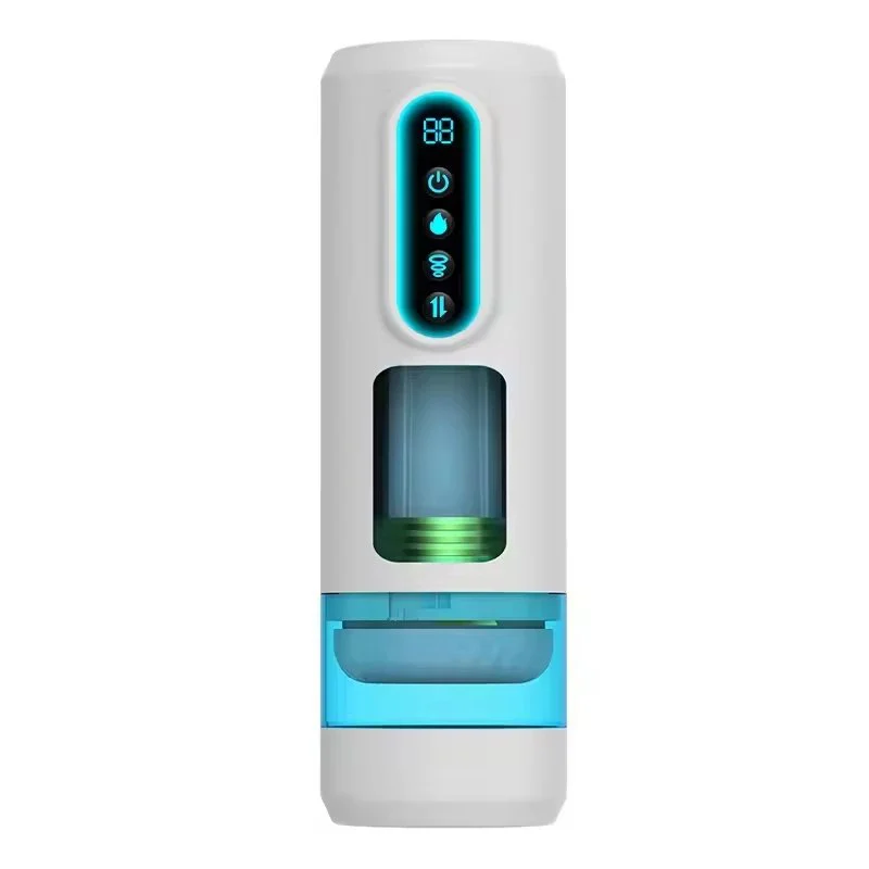 Electric Thrusting Rotation and Sucking Penis Massager Realistic Vagina Stroker Machine Masturbator for Man Sex Toys