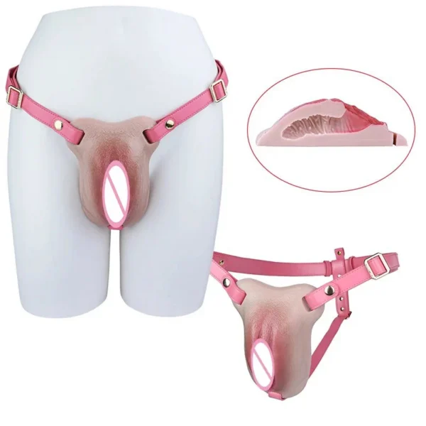 Strap on Insertable Vagina Patch Designed for Gay Men and Male Role-players Delivering an Incredibly Realistic Experience