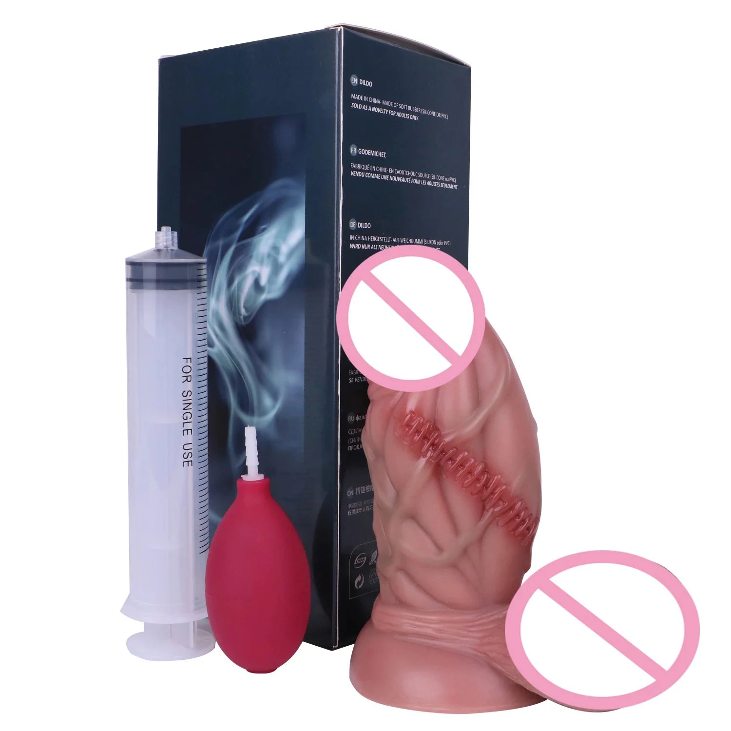 Squirting Dildos with Scar Men's Honor Dildos Anal Plug