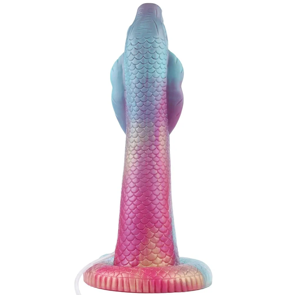 New Squirting 15.35 Inch Huge Animal Snake Anal Butt Plug Ejaculating Liquid Silicone Sexy Toy for Women