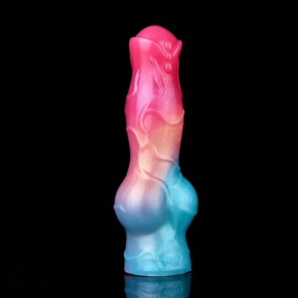 Abnormity Imitation Dog Knot Penis Sleeves Cock Set Extended Chunky Men's