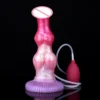 Squirting Realistic Fantasy Dildo Ejaculating Penis with Lotus Suction Cup&G-Spot Anal Prostate Knot Ejaculating for Woman