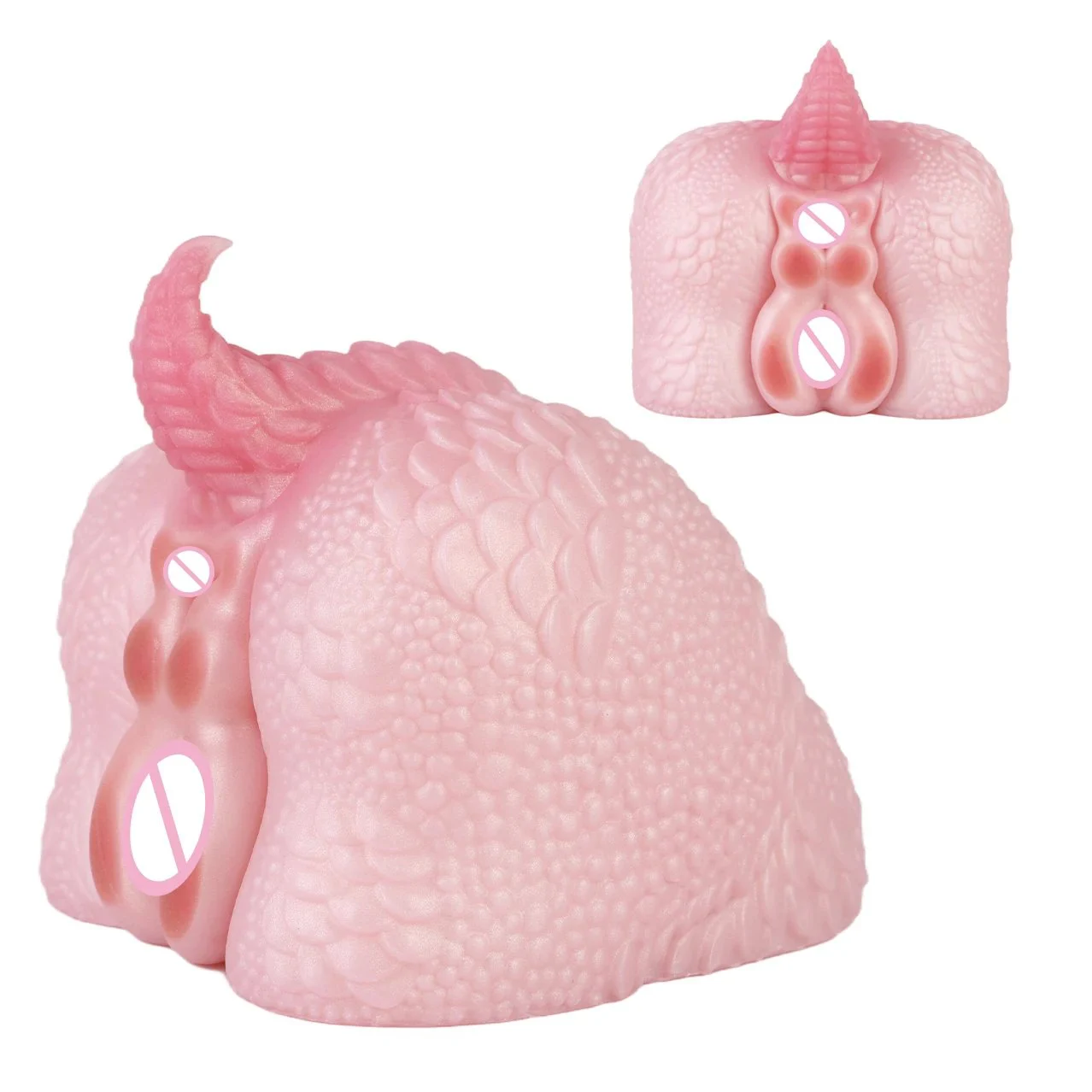 Fantasy Fox Vibrating Pocket Pussy for Man Silicone Male Masturbator Stroker 3D Lifelike Butt With Vagina Anal