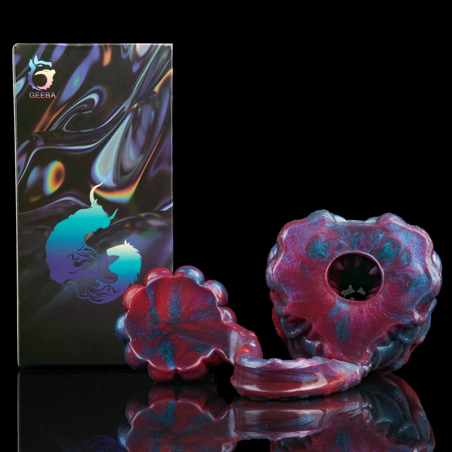 Fantasy Masturbator Monster Alien Sex Toys for Men 3D Textured With Anal Plug Silicone Pocket Pussy