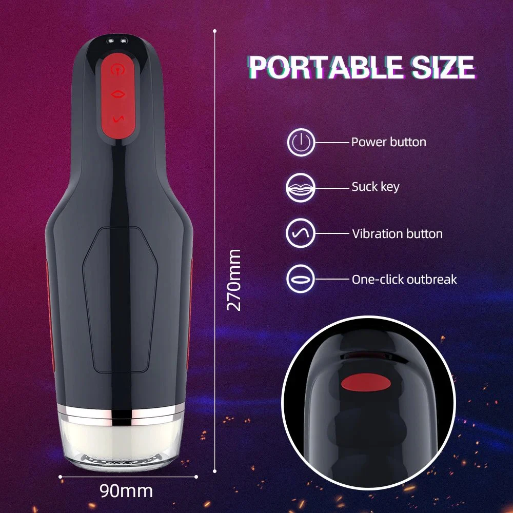 10 Frequency Automatic Male Masturbator Vibrating Sucking Masturbation Cup Sex Toys for Men
