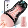 Automatic Male Masturbator Sex Toys - Sucking Male Masturbators Penis Pump with 3 Suction & 7 Vibrating & Heating Mens Sex Toy