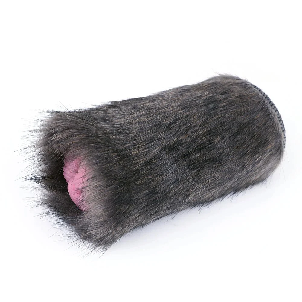Fantasy Hei Hei Cat Plush Monster Masturbator Vagina Pocket Silicone Soft Male Masturbation Cup Adult Sex Toys