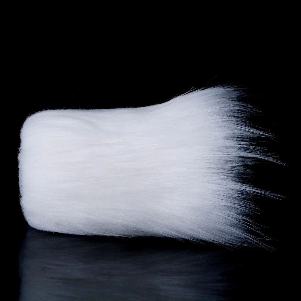 Fantasy Military Horse White Plush Monster Pussy Soft Tight Liquid Silicone Male Masturbation Cup Adult Sex Toys