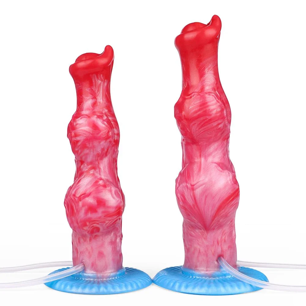 Soft Silicone Dildo Inflatable Squirting Dildo Sex Fantasy Monster Dildo Female Masturbation Adult Fun Sex Toys