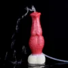Squirting Dog Knot Dildo Realistic Ejaculating Penis Squirting Knot Dildo for Women Sex Toy