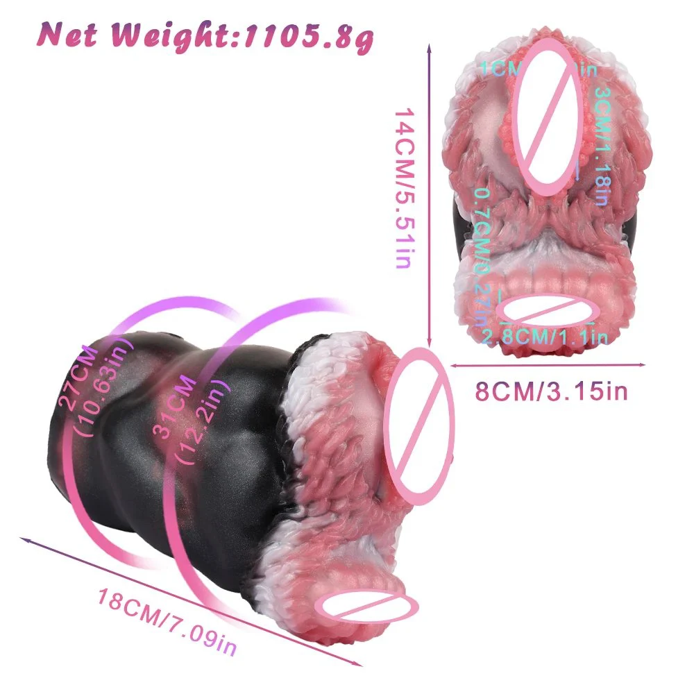 Animal-Themed Dreamweaver Masturbator Dreamweaver-Kangaroo Style Double Channel Aircraft Cup for Men
