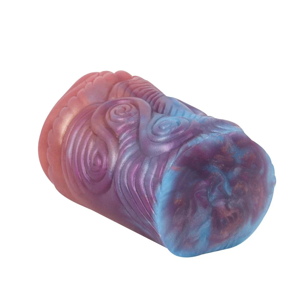 2in1 Dual Channel Masturbator for Men Soft Silicone Penis Stroker Sex Toys Realistic Vagina Pocket Pussy Male Masturbation Cup