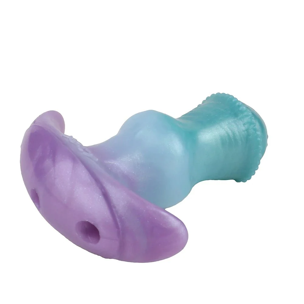 Adult Silicone Butt Plug Large Butt Plug Anal Plug Thick Dildo with Anchor Base Design Anal Sex Trainer Sets with Plush Tail