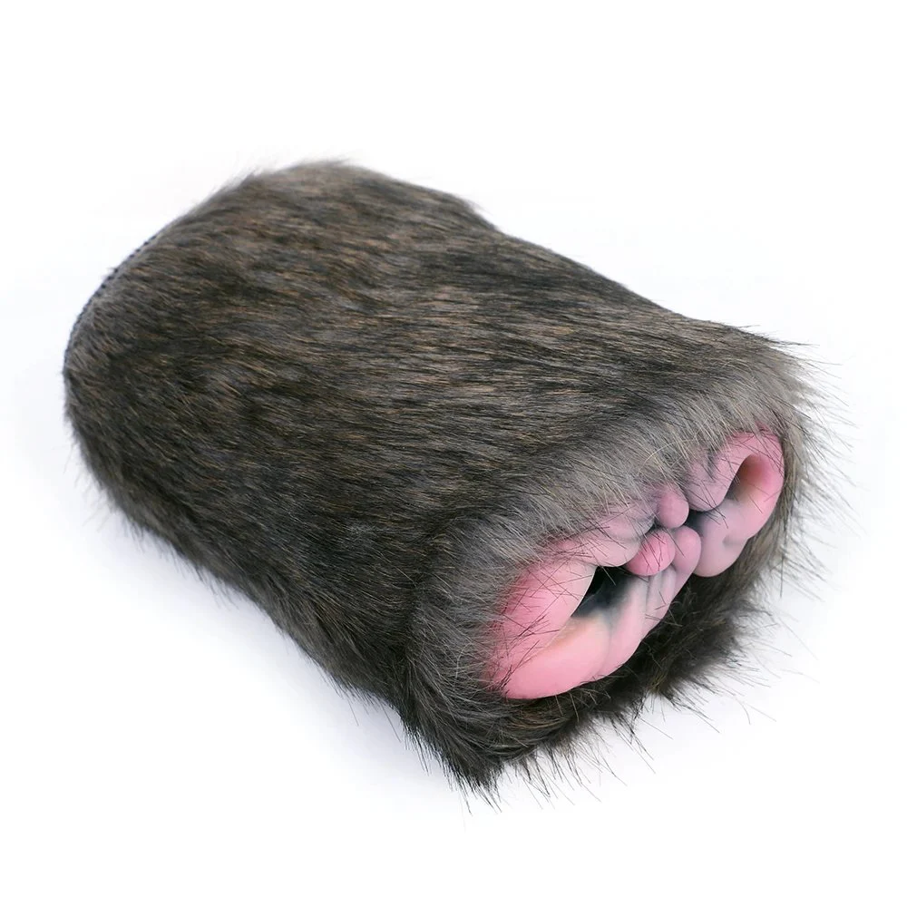 Fantasy Plush Monster Rhinoceros Masturbator Liquid Silicone Soft Tight Male Masturbation Cup Adult Sex Toys