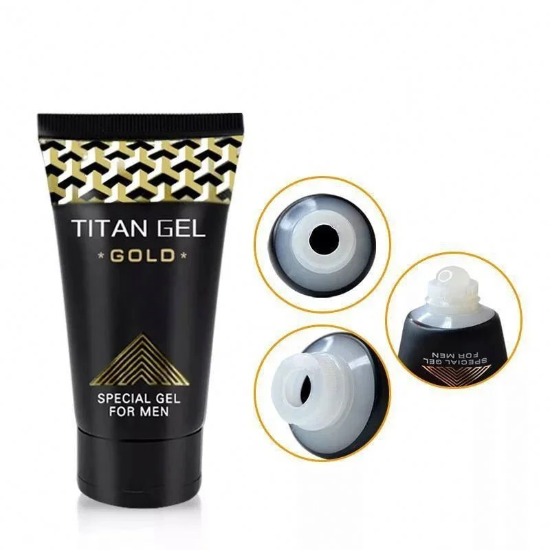Male Private Care 50ml Power Penis Massage Cream Original TItan Gel Gold Red