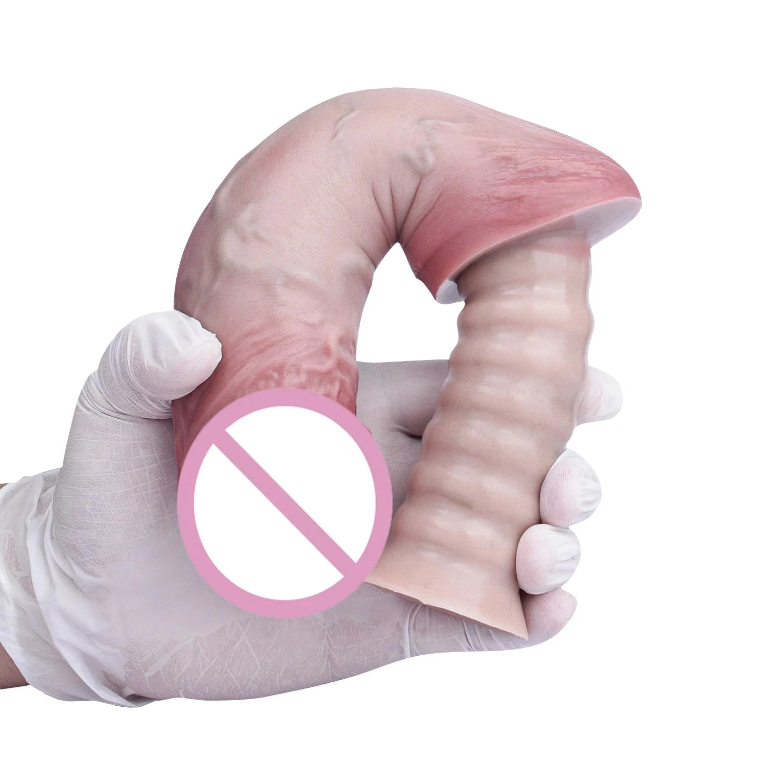 Skin Handle Dildo Anal Plug Long Realistic Dildo Flexible Penis for Women Vaginal Anal Masturbator Adult Sex Toy for Lesbian Men