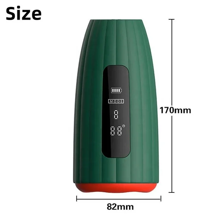 Automatic 9-Frequency Oral Sex Masturbation Cup TPE Male Vagina Stimulation Sex Toys for Men