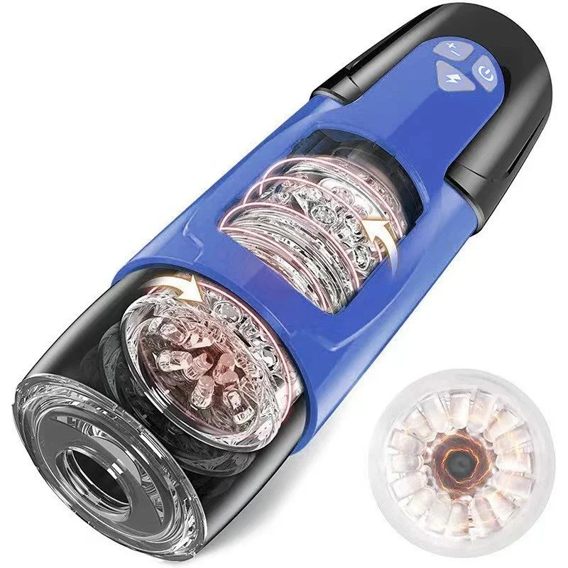 Automatic Electric Male Stroker Toy 7 Thrusting Rotating Modes Male Masturbator Cup Multiple Stimulation Features
