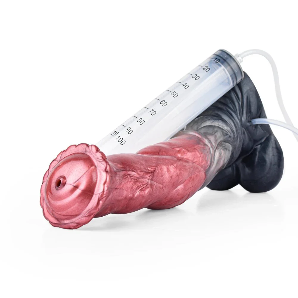 Squirting Silicone Ejaculating Dildo With Strong Suction Anal Adult Toys for Women Men Fantasy Dildo Thick Horse Dildo