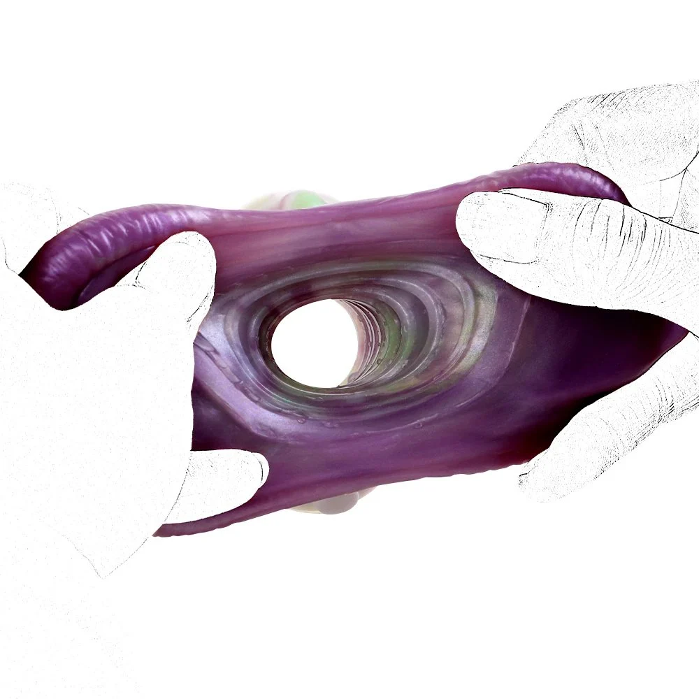 Fantasy Tongue Male Masturbation,anal Dilator,vaginal Dilator,silicon Dilators Single Hole Pass Sex Pleasure Toys