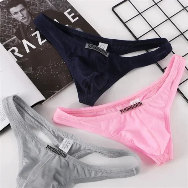 Men's Sexy Low-rise Underwear for Adults Stylish Bikini-style Panty