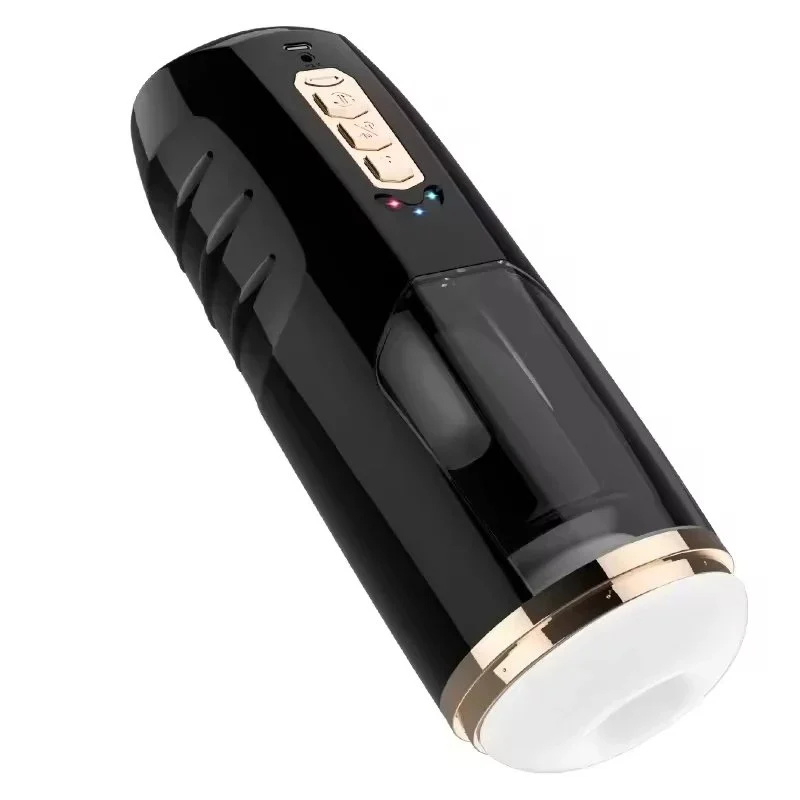 Automatic Voice Interaction Intelligence Aircraft Cup Adult Sex Toys Internal Expansion Clamp Suction Heating Masturbation Cup