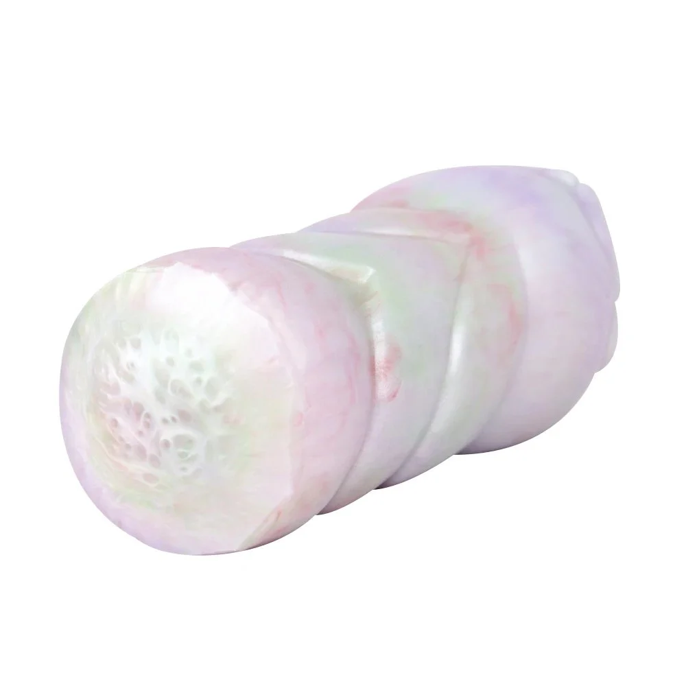 593gFantasy Silicone Male Masturbator Realistic Vaginal Design Color Male Masturbator Silicone Men Stroker Adult Sex Toy for Men