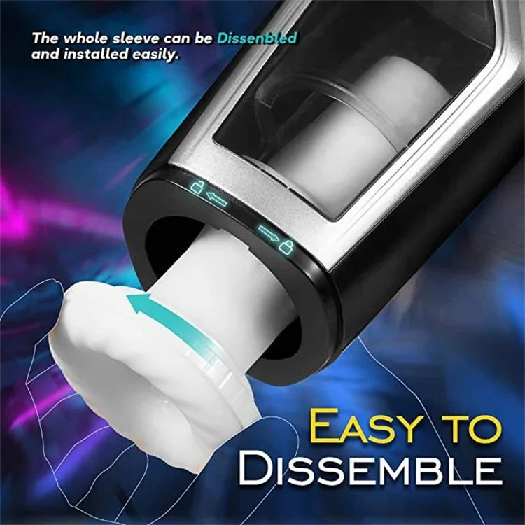 7 Frequency Automatic Male Stroke Masturbation Toy Vibration Thrusting Masturbation Cup Sex Toys