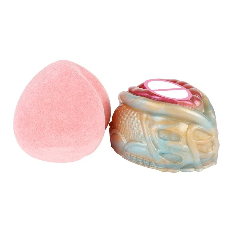 Fish Mouth Fantasy Masturbator Monster Pocket Pussy Stroker Liquid Silicone Vagina Sex Toy for Men