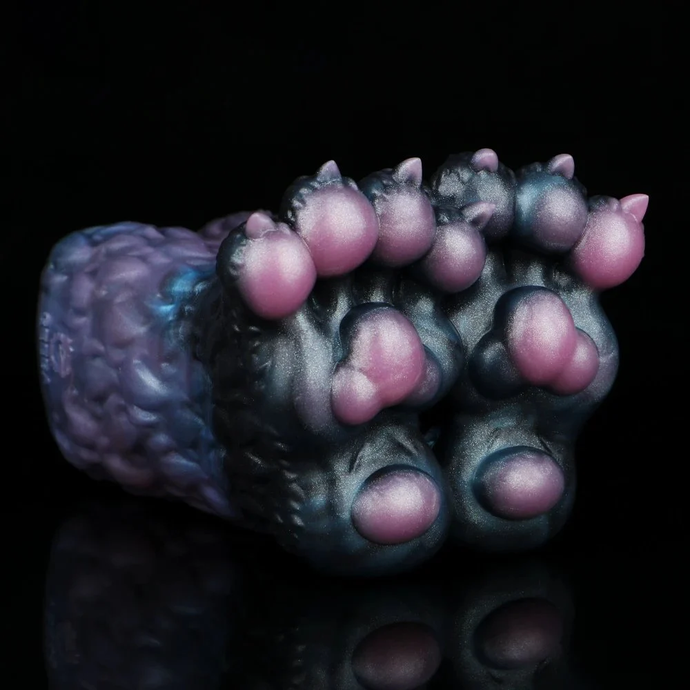 Cute Bear Paw Male Masturbator with Single Channel Soft Silicone Adult Toy Sexy Masturbator for Male