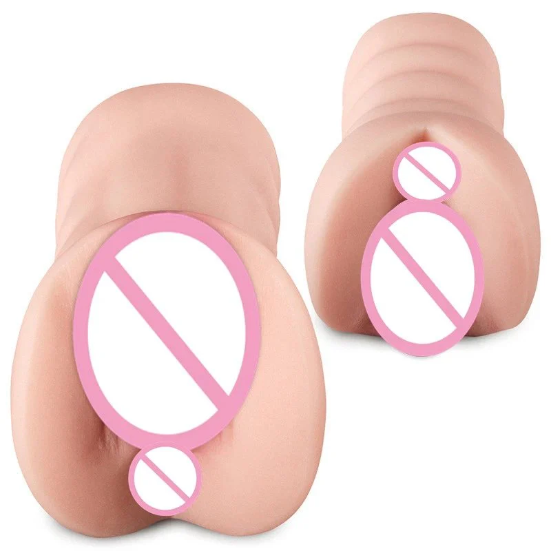 Adult Toys Realistic Vaginal Anal Sex Toys Male Masturbator Pocket Pussie 2 in 1