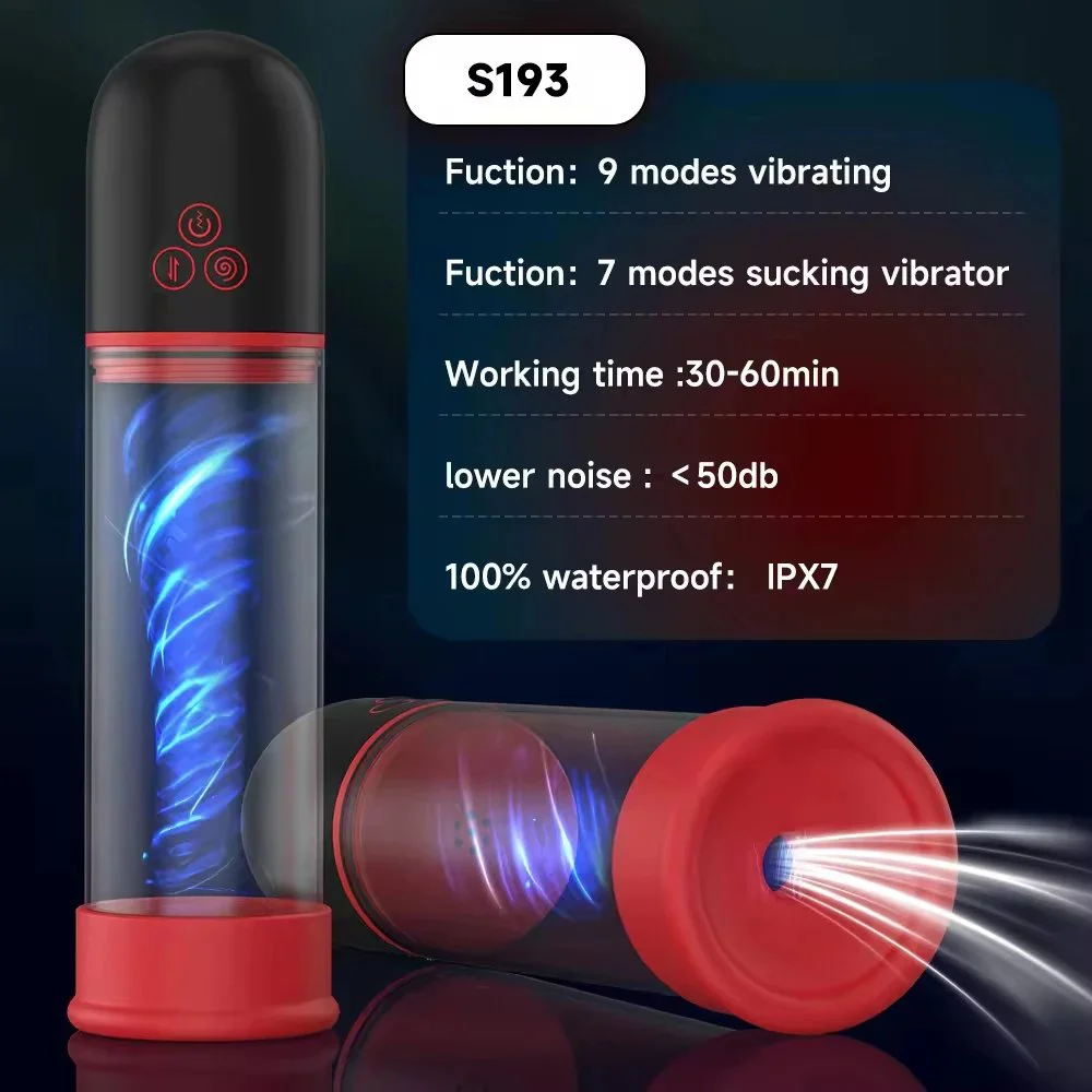 Electric Penis Enlargement Vacuum Penis Pump Automatic Male Masturbator for Man Vibradores Para Hombres
