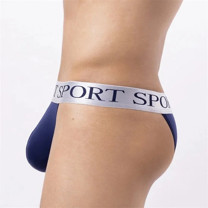 Men's Sexy Icy Silk Boxer Briefs High Slit Low Rise Design for Adults Boys Men