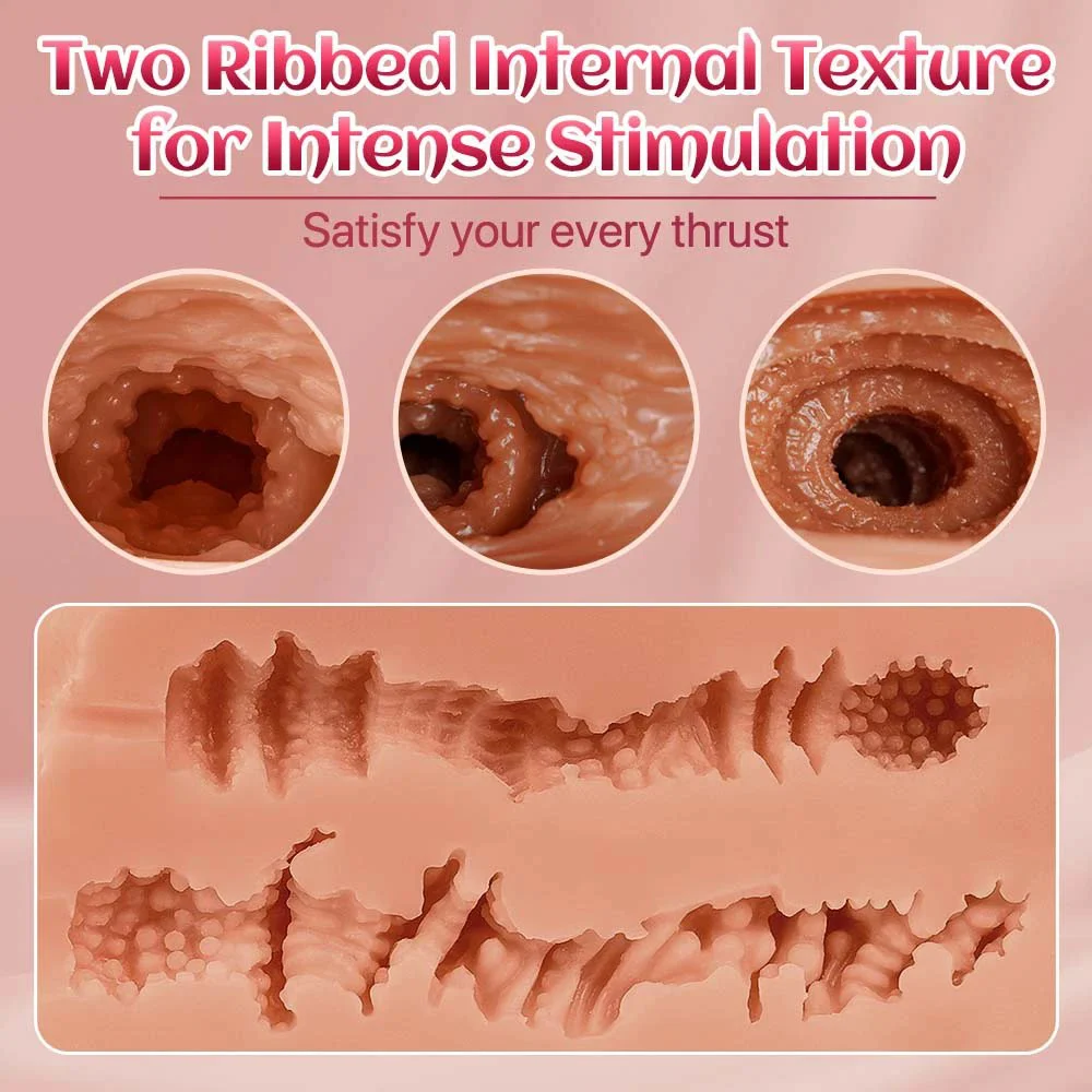 10-Frequency Vibration APP-Controlled Lifelike TPE Vagina Half-Length Inverted Sex Doll Big Ass Silicone Masturbation