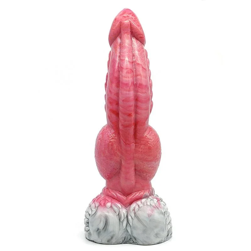 Trend 24cm Luminous Fantasy Knot Animal Dog Penis Dildo Female Masturbation Sex Toy