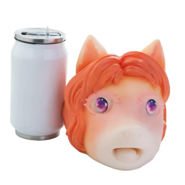 Animal Shape Silicone Male Masturbator Lifelike Texture Pocket Pussy Onahole Ultra Stroker Furry Sex Toys
