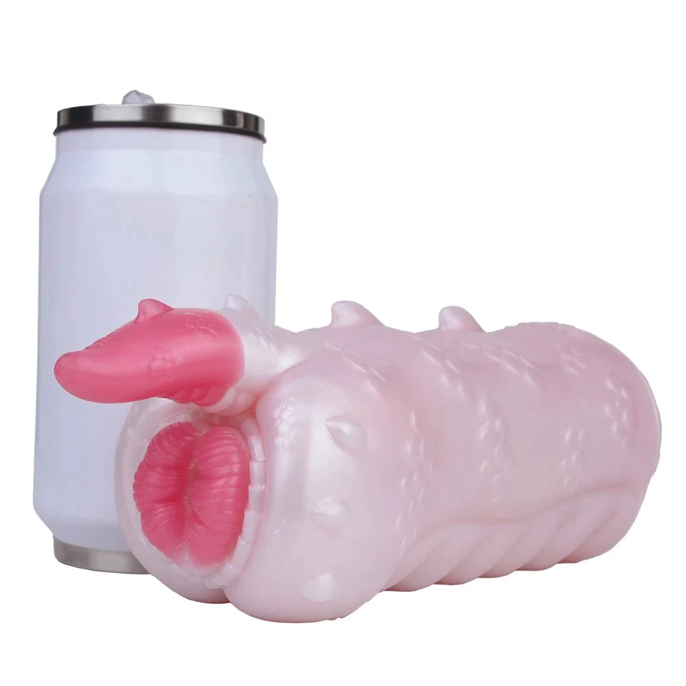 Enchantress Series Fantasy Monster Horned Dragon Aircraft Cup Soft Silicone Sex Male Masturbator Monster Vagina Adult Toys