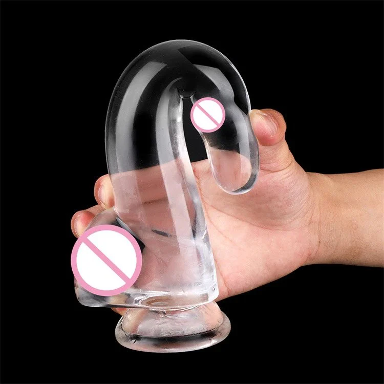 TPE Transparent Realistic Dildos With Strong Suction Cup Soft Jelly Dildo Sex Toys for Women
