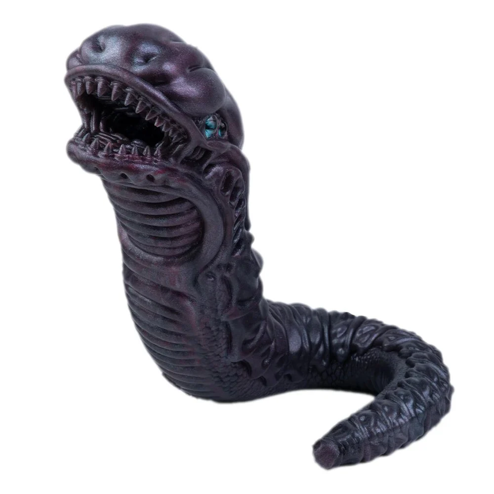 Fantasy Animal-Shaped Masturbator Realistic Silicone Handheld Male Penis Stimulator for Lifelike Experience